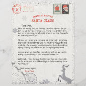 Papier Lettre Père Noël Noël Pour Les Enfants Mignonne Et (Devant)