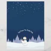 Papier LETTRE Père Noël PERSONNALISÉE DU Pôle Nord (Dos)