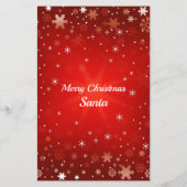 Papier Lettre Père Noël, Snowmen, Père Noël (Dos)