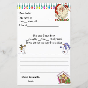 Papier Lettre Père Noël, Snowmen, Père Noël