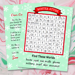 Papier Lettre personnalisée de Père Noël pour enfants