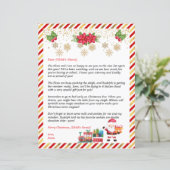 Papier Lettre personnalisée de Père Noël pour enfants Gif (Debout devant)