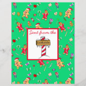 Papier Lettre personnalisée du Père Noël (Dos)