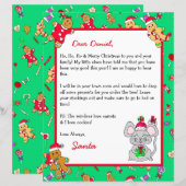 Papier Lettre personnalisée du Père Noël (Devant / Derrière)