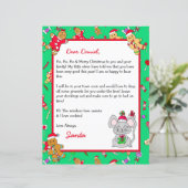 Papier Lettre personnalisée du Père Noël (Debout devant)