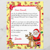 Papier Lettre personnalisée du Père Noël (Devant)