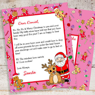 Papier Lettre personnalisée du Père Noël