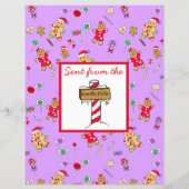 Papier Lettre personnalisée du Père Noël (Dos)