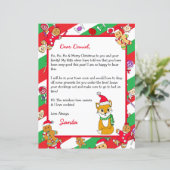 Papier Lettre personnalisée du Père Noël (Debout devant)