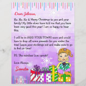 Papier Lettre personnalisée du Père Noël (Devant)