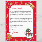 Papier Lettre personnalisée du Père Noël (Devant)
