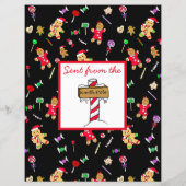 Papier Lettre personnalisée du Père Noël (Dos)