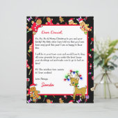 Papier Lettre personnalisée du Père Noël (Debout devant)