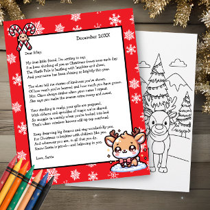 Papier Lettre personnalisée du Père Noël pour les enfants