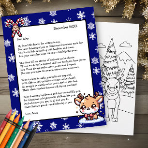 Papier Lettre personnalisée du Père Noël pour les enfants