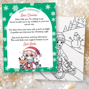 Papier Lettre personnalisée pour enfants de la part du Pè