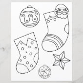 Papier Lettre rose bilingue de Père Noël pour enfants Esp (Dos)