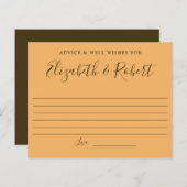 Papier Lettres à la main élégante simple conseil bien des (Devant / Derrière)