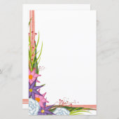 Papier Lettres Coral Crush (Devant / Derrière)