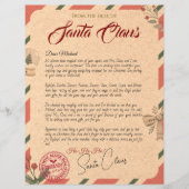 Papier Lettres de Père Noël (Devant)