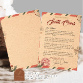 Papier Lettres du Père Noël