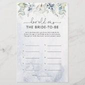 Papier L'eucalyptus d'hiver Quel âge avait la mariée pour (Devant)