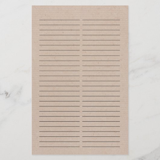 Papier LGBTQ Nom de couple Jeu rustique (Dos)