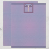Papier libellule violette (Devant / Derrière)