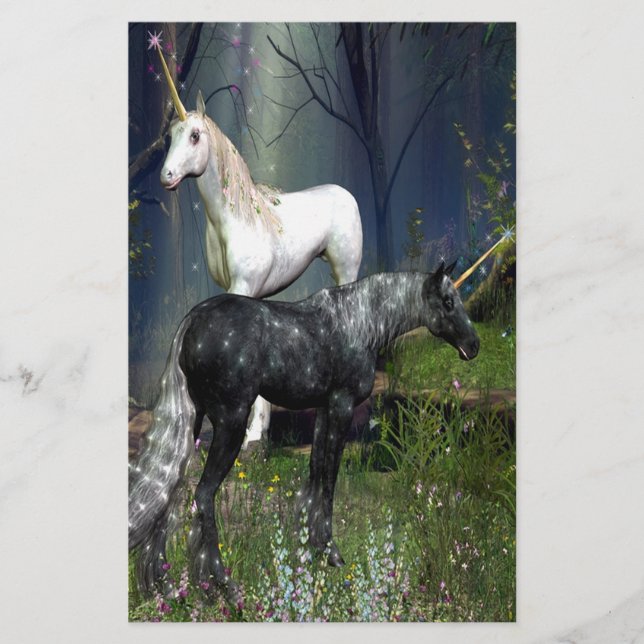 Papier Licornes (Devant)