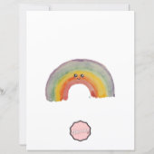 Papier Light Blue Kawaii Rainbow Stationery Paper (Dos)