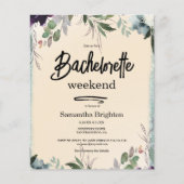 Papier Light Terracotta Weekend Bachelorette Invitation (Devant)