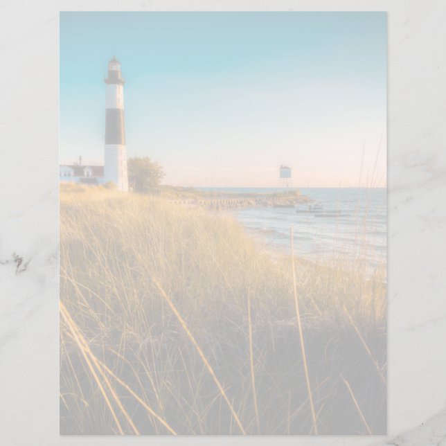 Papier Lighthouses | Big Sable Lighthouse Ludington (Devant)
