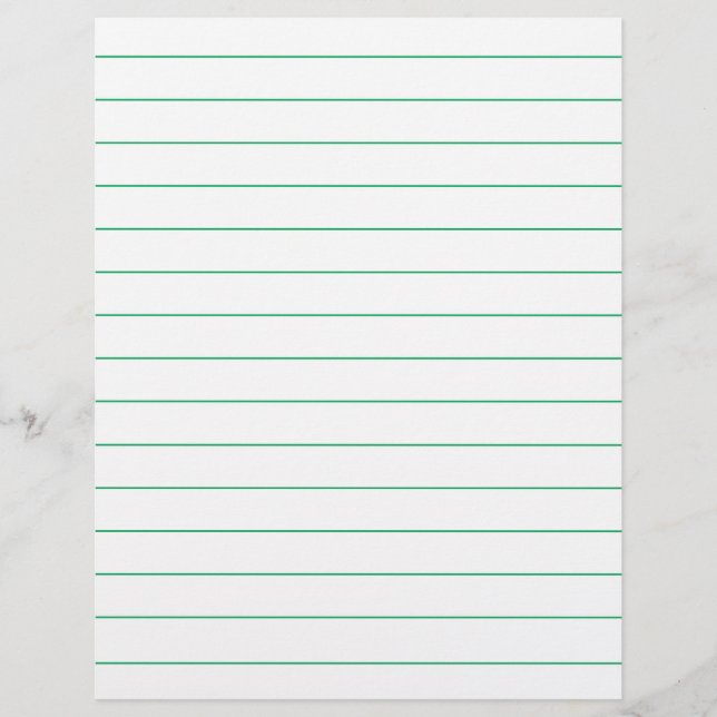 Papier Lignes Vertes (Devant)