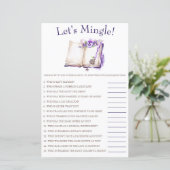 Papier Lilac Nouveau Chapitre Commence Mingle ! Jeu (Debout devant)