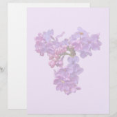 Papier Lilacs au printemps (Devant / Derrière)