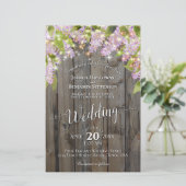 Papier Lilacs & Lumières sur le Faire-part de mariage BUD (Debout devant)