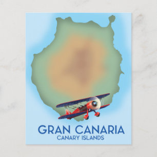 Papier L'île canarienne de Grande Canarie, l'art de l'aff