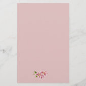 Papier Lily personnalisé (Dos)