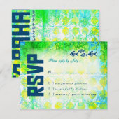 Papier Lin BAHAMAS RSVP (Devant / Derrière)