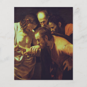 Papier L'Incrédulité de Saint Thomas par Caravaggio