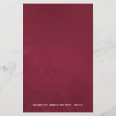 Papier Lingo de Bingo de Mariage au Dégustation de Vin de (Dos)