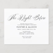 Papier L'invitation de la veille (Devant)