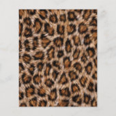 Papier Lion Big Cats Jungle Safari Sauvage Anniversaire (Dos)