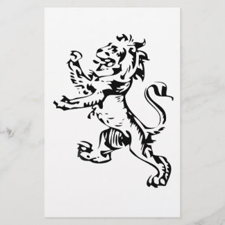 Papier lion crest