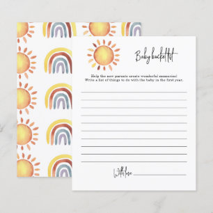 Papier Liste de choses à faire pour bébé soleil