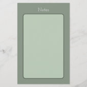 Papier liste de contrôle des courses (Dos)