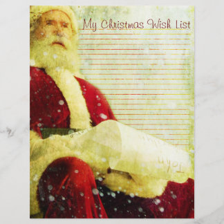 Papier Liste de Noël