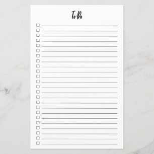 Papier Liste des tâches du journal des puces