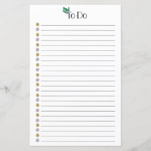 Papier Liste des tâches Planificateur tropical