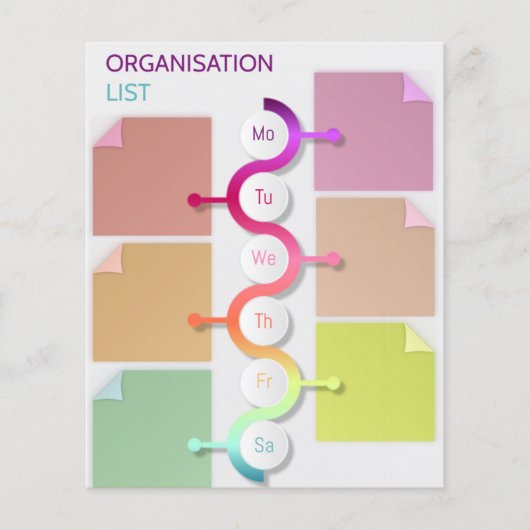 Papier Liste d'organisations (Devant)